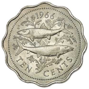 Bahamas 10-CENTS (KM4)
