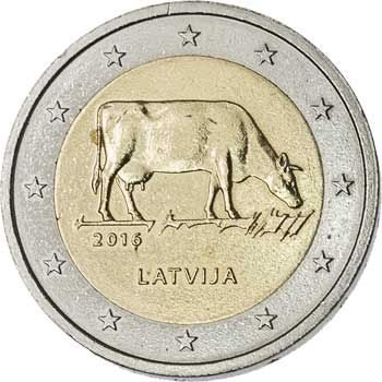 Latvia 2-EURO (KM175)
