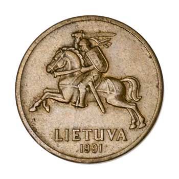 Lithuania 50-CENTU (KM90)