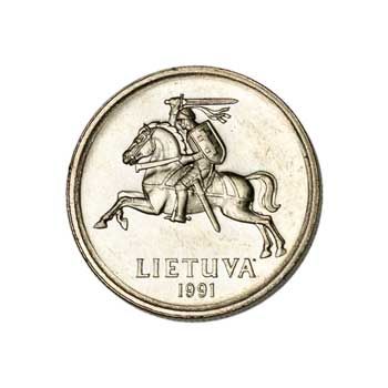 Lithuania 1-LITAS (KM91)