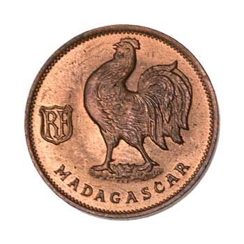 Madagascar 50-CENTIMES (KM1)